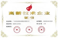 青岛高昂精品家居产品有限公司公司取得新一期高新技术企业证书